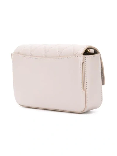 Shop Givenchy Gv3 Quilted Crossbody Bag In Neutrals