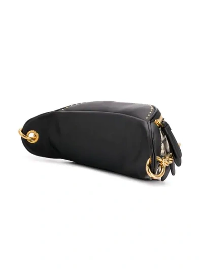 Shop Ferragamo Logo Belt Bag In Black