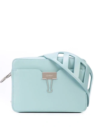 Shop Off-white Binder Clip Belt Bag - Blue