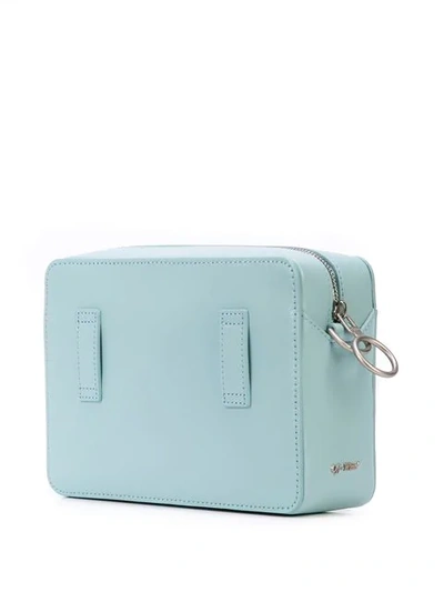 Shop Off-white Binder Clip Belt Bag - Blue