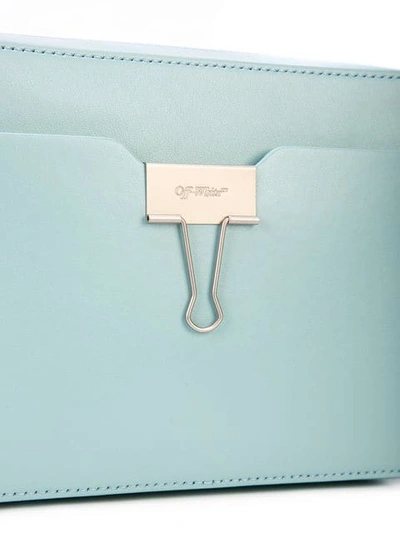 Shop Off-white Binder Clip Belt Bag - Blue