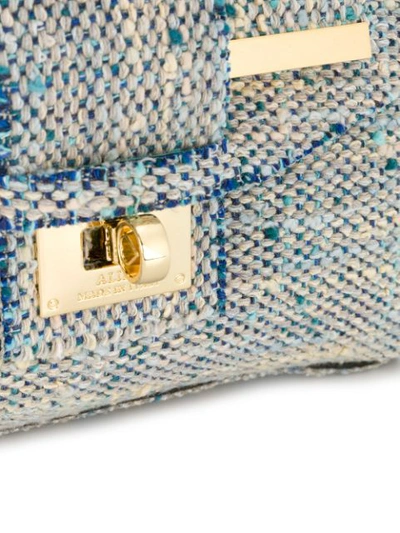 Shop Alila Tweed Crossbody Bag In Blue