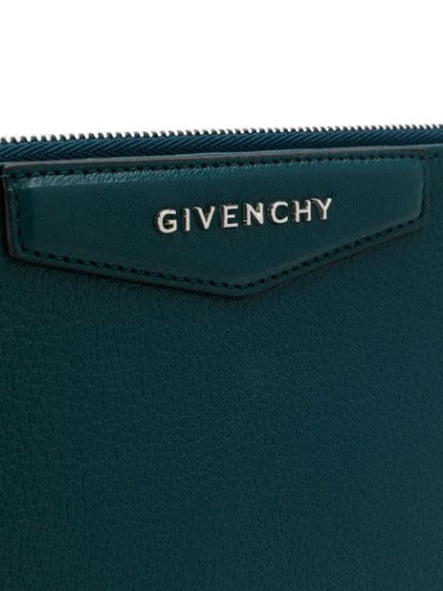 Shop Givenchy Large Antigona Pouch - Blue