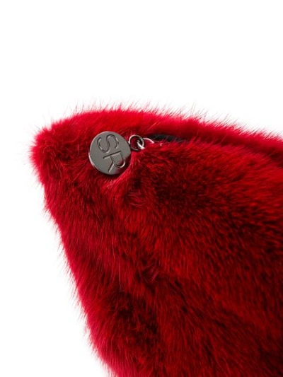 Shop Simonetta Ravizza Furrissima Belt Bag In 514 Red