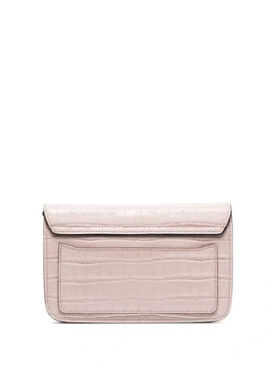 CHLOÉ MINI C RING SHOULDER BAG - 粉色