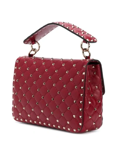 Shop Valentino Garavani Rockstud Spike Crossbody Bag In Red