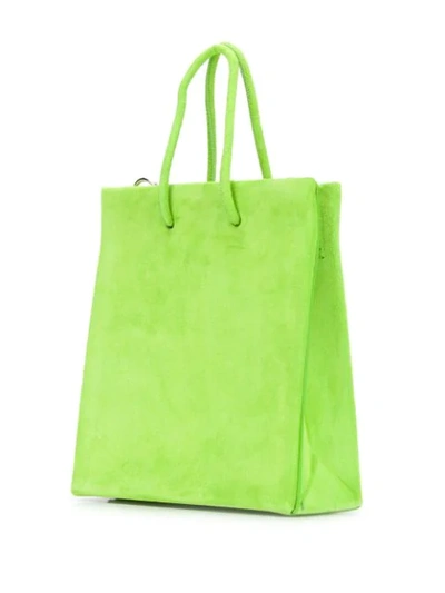 Shop Medea Small Prima Tote Bag In Green