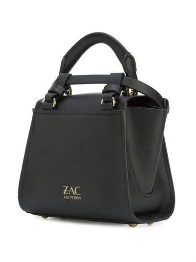 Shop Zac Zac Posen Eartha Iconic Mini Top Handle Bag In Black