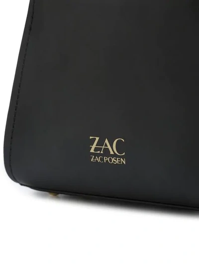 Shop Zac Zac Posen Eartha Iconic Mini Top Handle Bag In Black