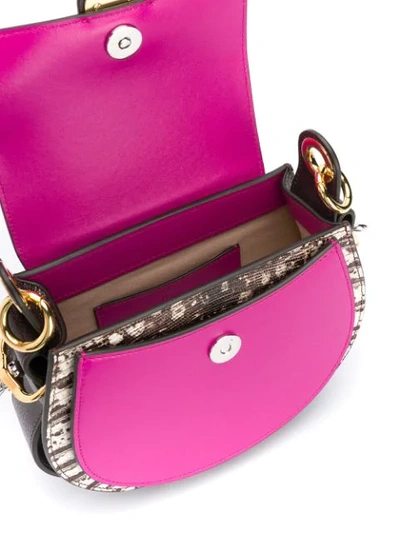 Shop Chloé Small Tess Shoulder Bag In Purple