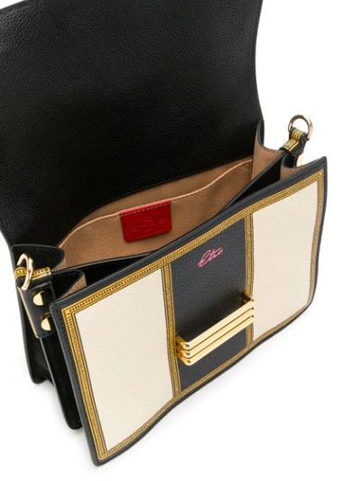 Shop Etro Rainbow Shoulder Bag In Black