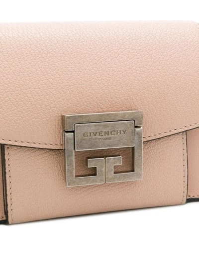 Shop Givenchy Nano Gv3 Shoulder Bag In Neutrals