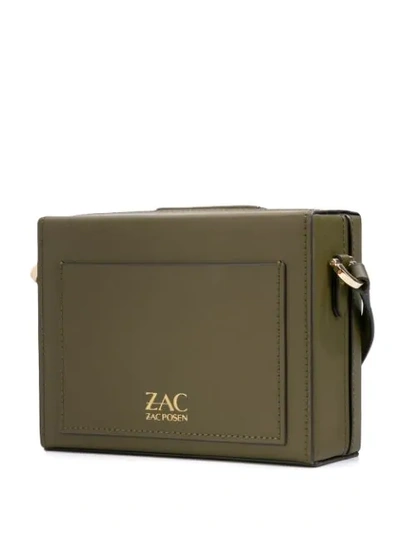 Shop Zac Zac Posen Biba Buckle Cross Body Bag In Green