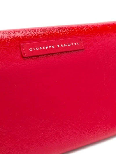 Shop Giuseppe Zanotti Lorelai Clutch In Red