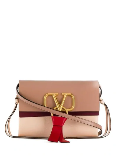 Shop Valentino Vring Crossbody Bag In Pink