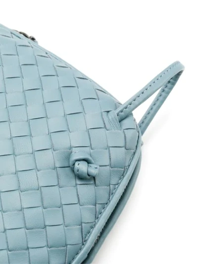 Shop Bottega Veneta Nodini Intrecciato Bag In Blue