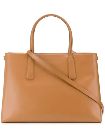 Shop Zanellato Medium Tote Bag In Brown