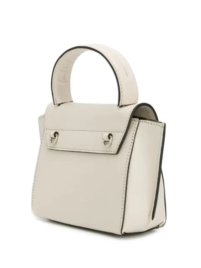 Shop Atp Atelier Montalcino Handbag In 103 Ice White