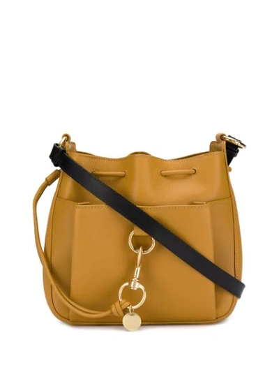 Shop See By Chloé Tony Bucket Tote In Yellow