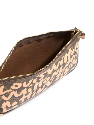 Shop Pre-owned Louis Vuitton Pochette Accessories Hand Bag - Brown