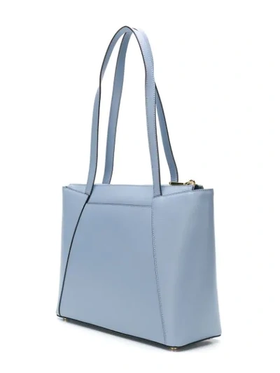 Shop Michael Michael Kors Maddie Tote Bag In Blue