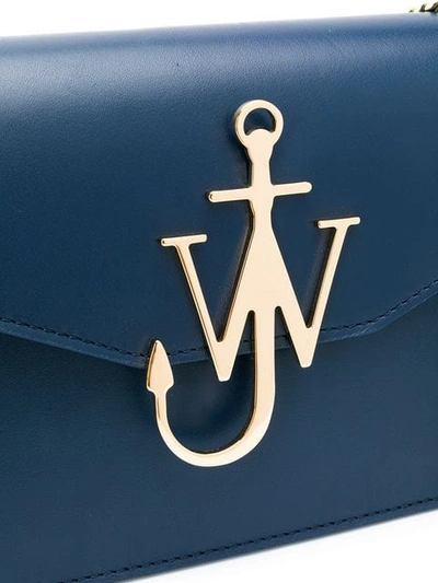 Shop Jw Anderson Logo Purse In Blue