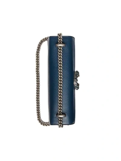 Shop Gucci Dionysus Small Shoulder Bag In Blue