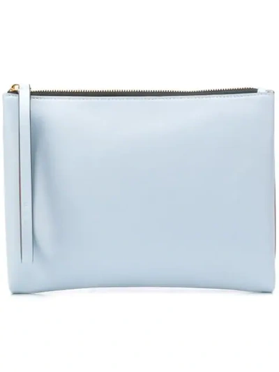 Shop Marni Square Shaped Clutch In Brown