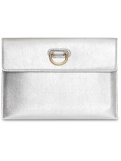 Shop Burberry D In Silver