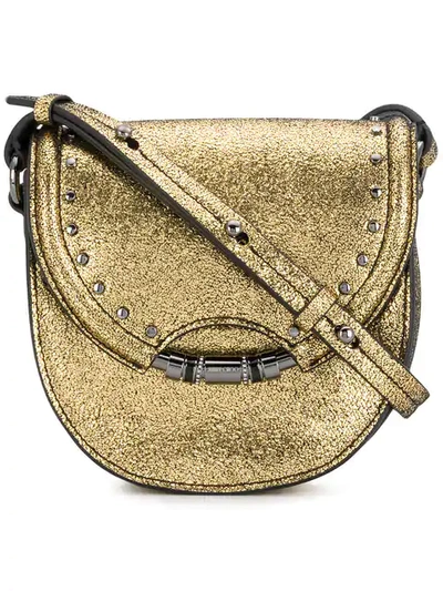 Shop Jimmy Choo Chrissy Crossbody Bag In Metallic