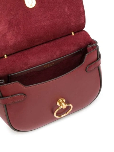 Shop Mulberry Small Amberley Satchel In Red