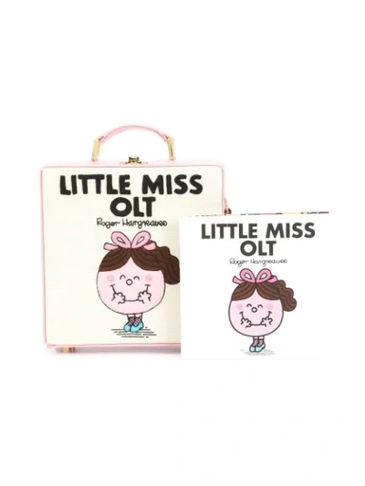 Shop Olympia Le-tan 'little Miss Olt' Tote Bag In Pink