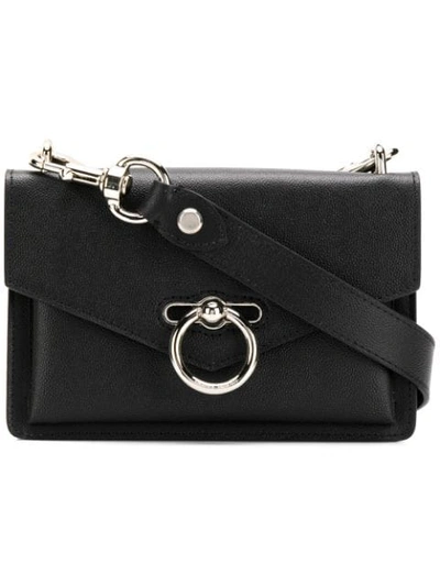 Shop Rebecca Minkoff Jean Medium Shoulder Bag In Black