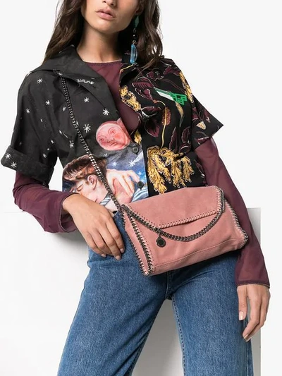 Shop Stella Mccartney Mini Poly Shoulder Bag In Pink