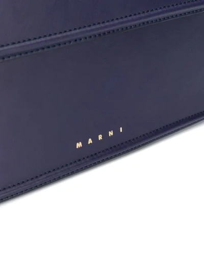 Shop Marni New Beat Crossbody Bag In Blue