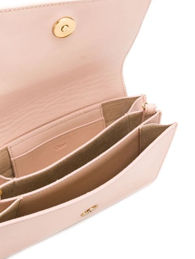 Shop Chloé Drew Bijou Cross-body Bag In 6j5 Cement Pink