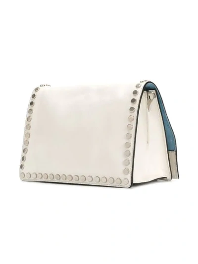 Shop Prada Etiquette Shoulder Bag In F0scc Bianco/astrale