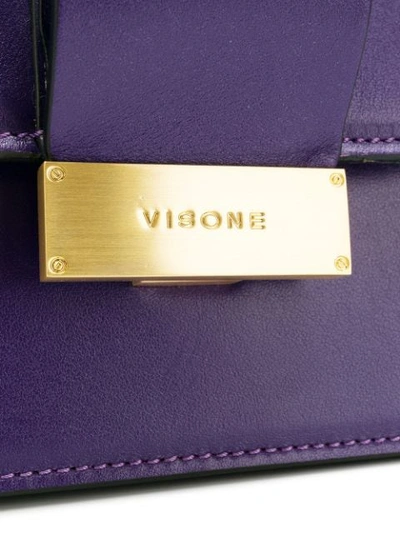 Shop Visone Carrie Small Shoulder Bag - Purple