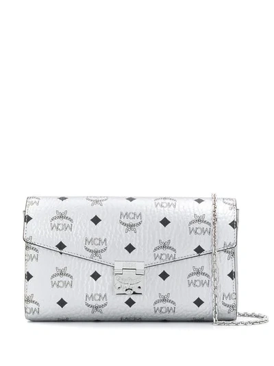 Mcm top silver crossbody