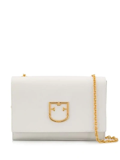 Shop Furla Shoulder Bag In White