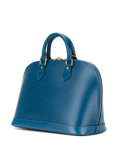 Shop Pre-owned Louis Vuitton Alma Tote Bag - Blue