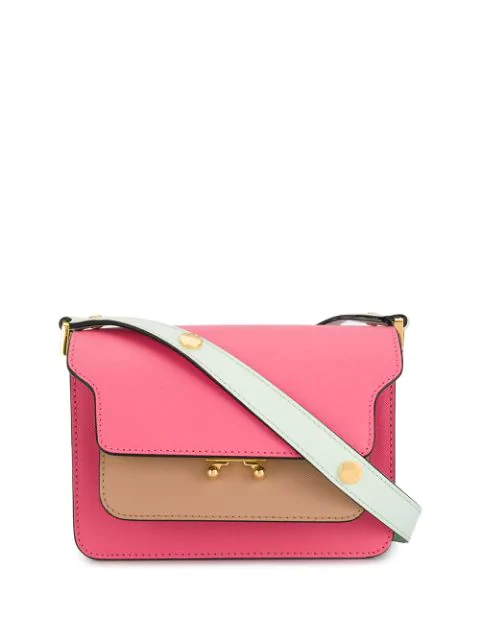 marni trunk bag pink