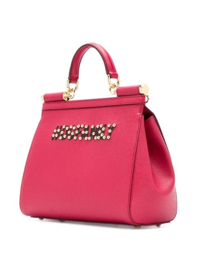 Shop Dolce & Gabbana 'sailor' Handtasche In Red