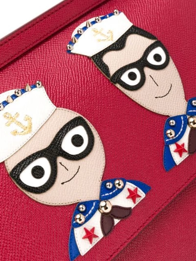 Shop Dolce & Gabbana 'sailor' Handtasche In Red