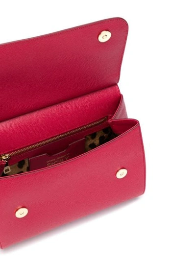 Shop Dolce & Gabbana 'sailor' Handtasche In Red