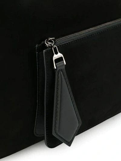 Shop Max Mara Reversible Shopper Bag In Black