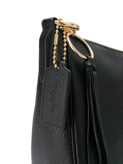 Shop Coach Sutton Hobo Bag In Black