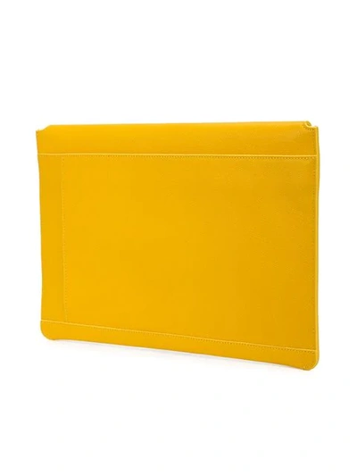 Shop Senreve Envelope Sleeve Clutch In Yellow