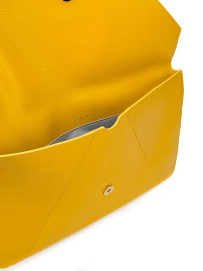 Shop Senreve Envelope Sleeve Clutch In Yellow