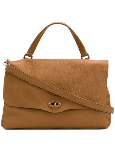 Shop Zanellato Postina M Bag In Brown